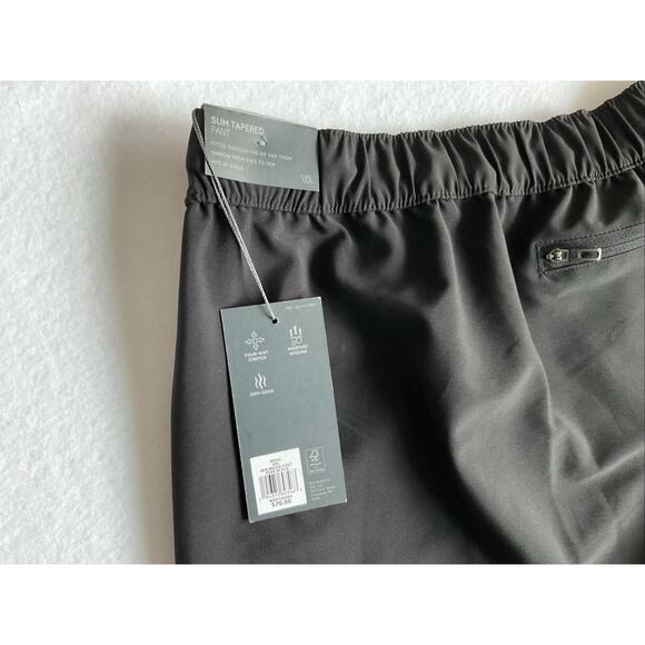 VRST Men's Mix Media Slim Tapered Pant Pure Black XXL Athleisure Streetwear - Picture 10 of 16